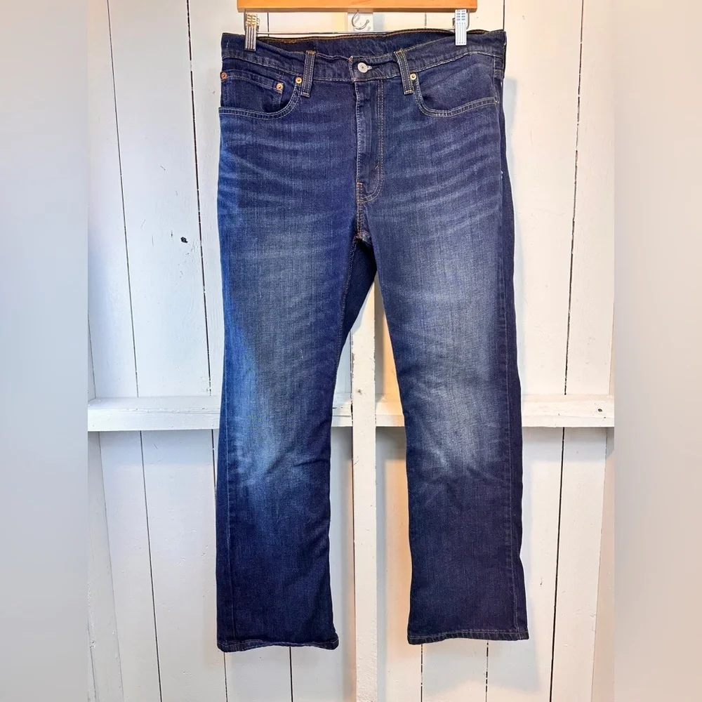 Levi Strauss 527 Slim Bootcut Men’s Jeans Dark Wash W34 L30